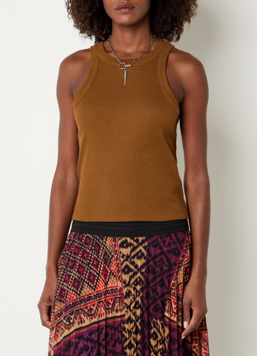 ba&sh Cynda tanktop met ronde hals