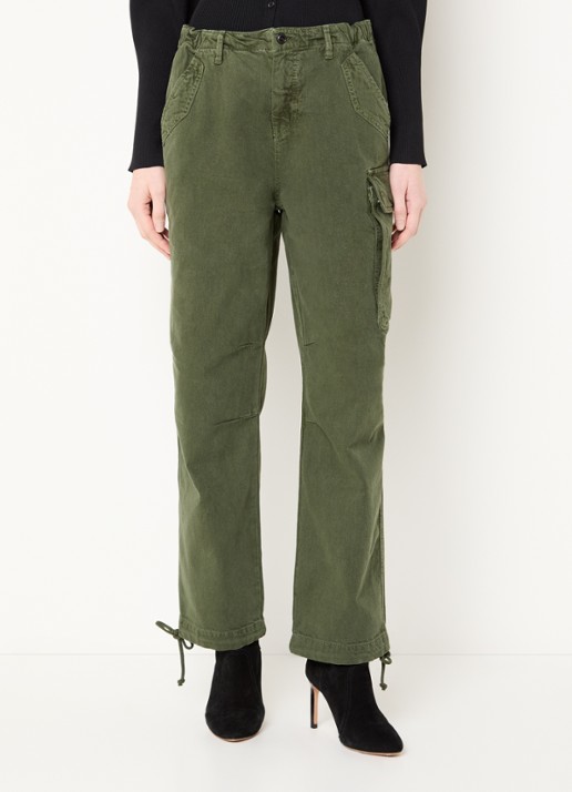 ba&sh Fino high waist tapered jeans met gekleurde wassing