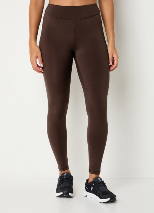 ba&sh Gabou high waist trainingslegging met logo - detail 3 bruin