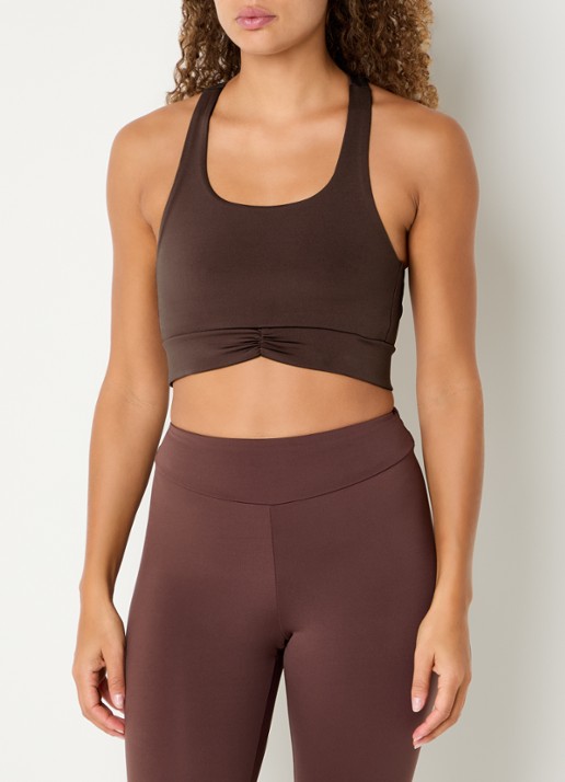 ba&sh Gisor sport bh met light support - achterkant 6 bruin
