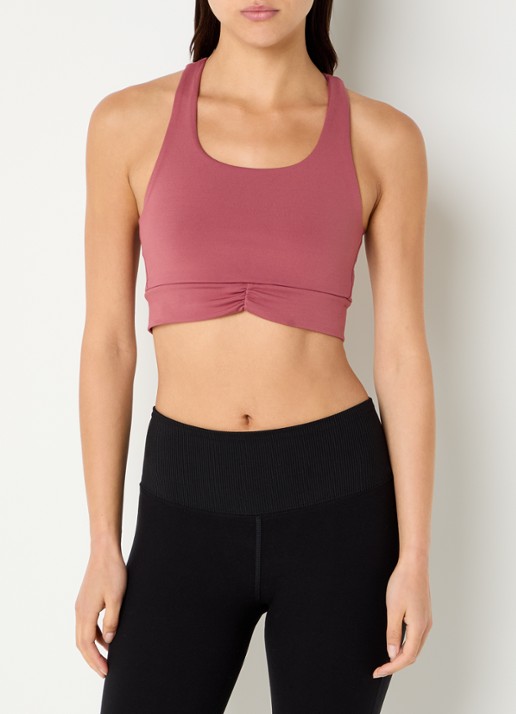 ba&sh Gisor sport bh met light support - detail 2 kersenrood