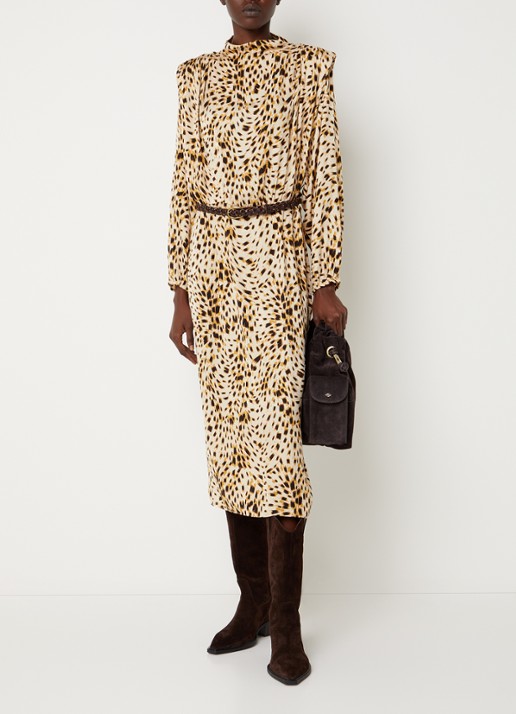 ba&sh Hoelia maxi tuniekjurk met dierenprint