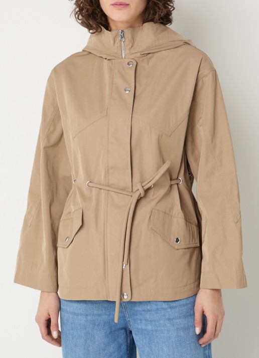 ba&sh Ilio trenchcoat met strikdetail