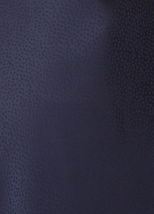 ba&sh Issa midi jurk van satijn - detail 2 donkerblauw