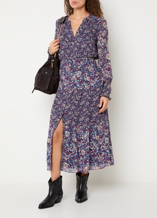 ba&sh Kaxy maxi blousejurk met split