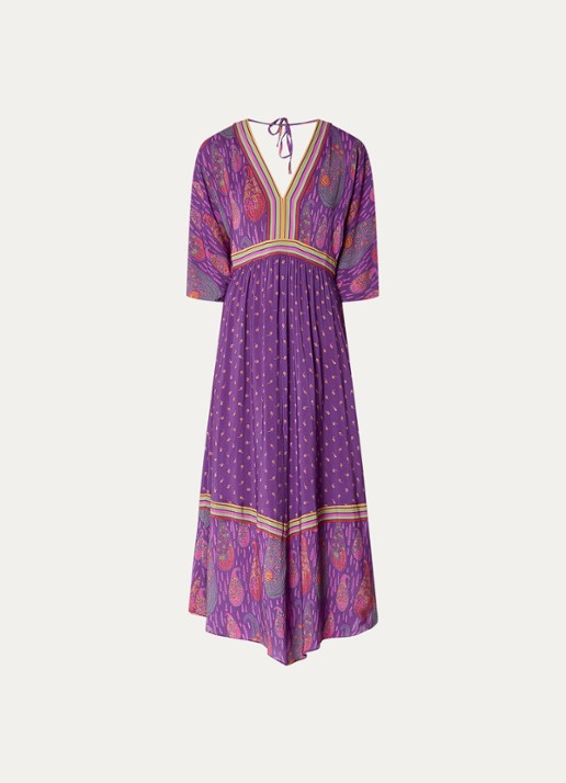 ba&sh Lalo midi tuniekjurk met paisley dessin
