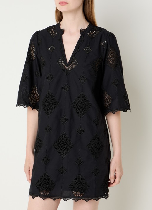 ba&sh Malo mini jurk met broderie