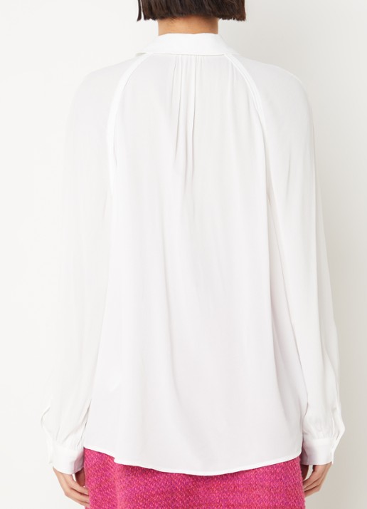 ba&sh Marvin blouse - achterkant 4 gebroken wit