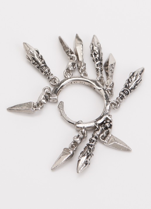 ba&sh Mina oorring van zilver - detail zilver