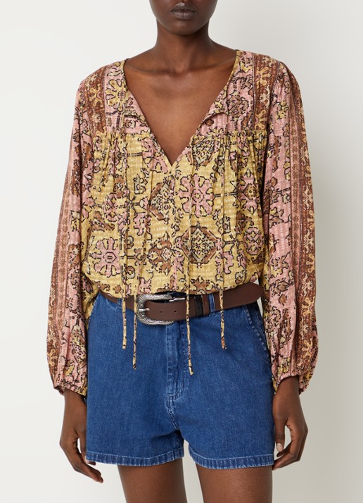 ba&sh Pamila tuniek met print