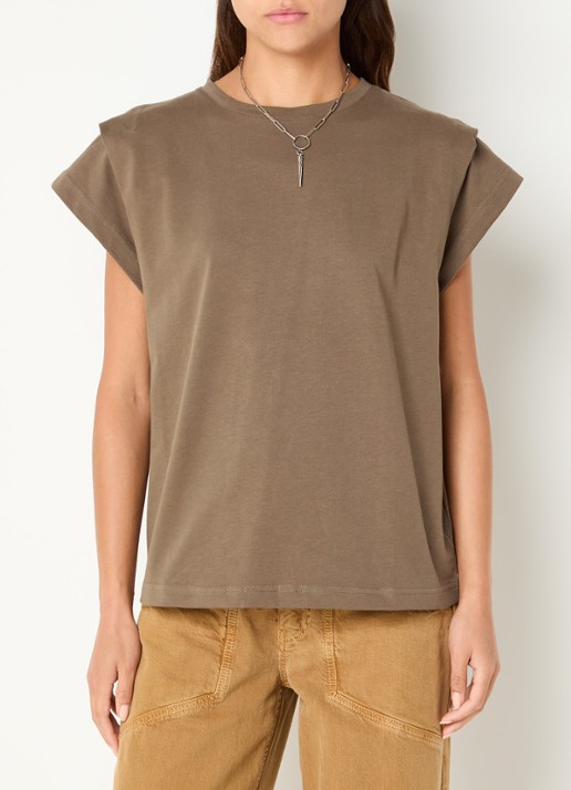 ba&sh Pio T-shirt met ronde hals
