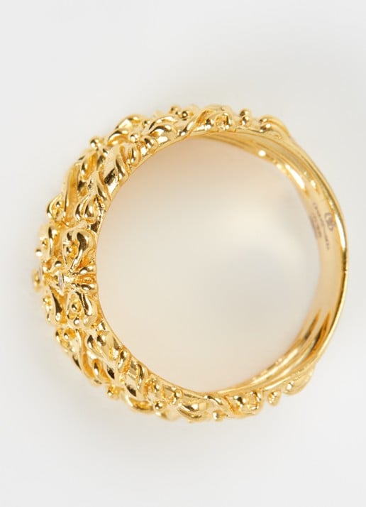ba&sh Prince ring van zilver - detail 3 goud