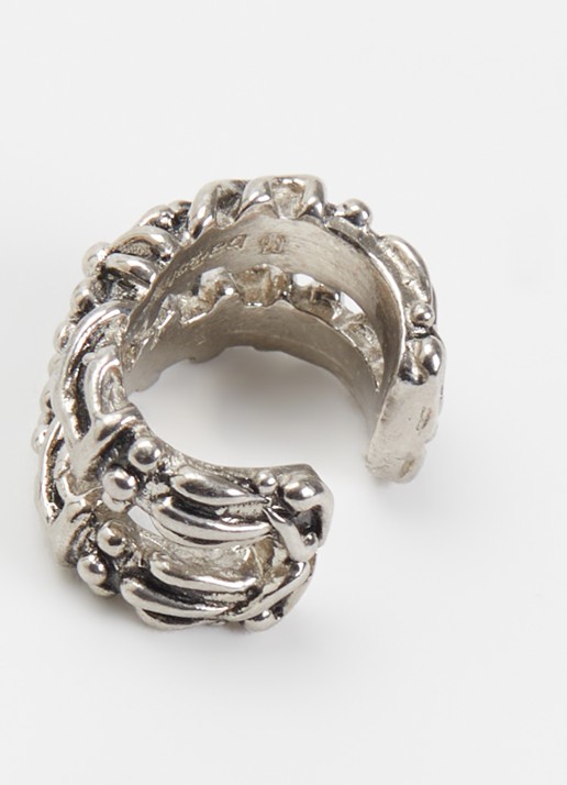 ba&sh Prune ear cuff van zilver - detail zilver