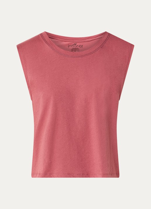 ba&sh Shava tanktop met backprint - voorkant 3 koraalrood