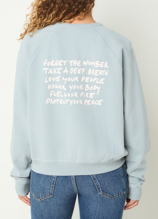 ba&sh Swing sweater met front- en backprint