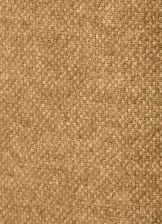 ba&sh Tao double-breasted mantel in scheerwolblend met opgestikte zakken - detail 2 camel