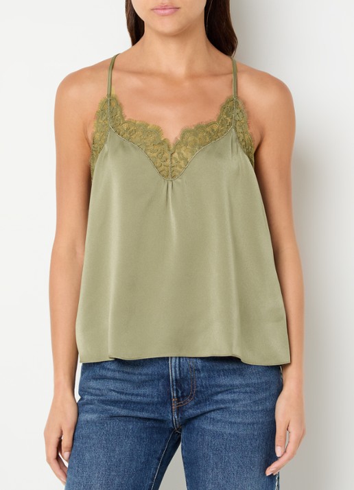 ba&sh Top met details van kant