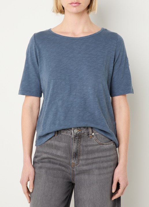 ba&sh Vina T-shirt met boothals