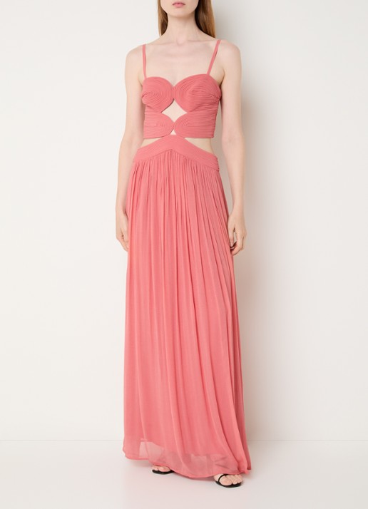 ba&sh Wira maxi rok met plooien
