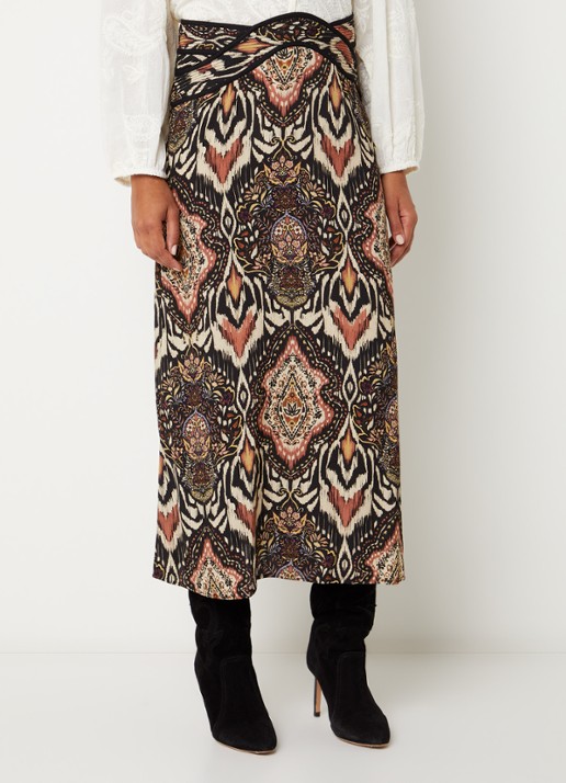 ba&sh Zaim maxi rok met print