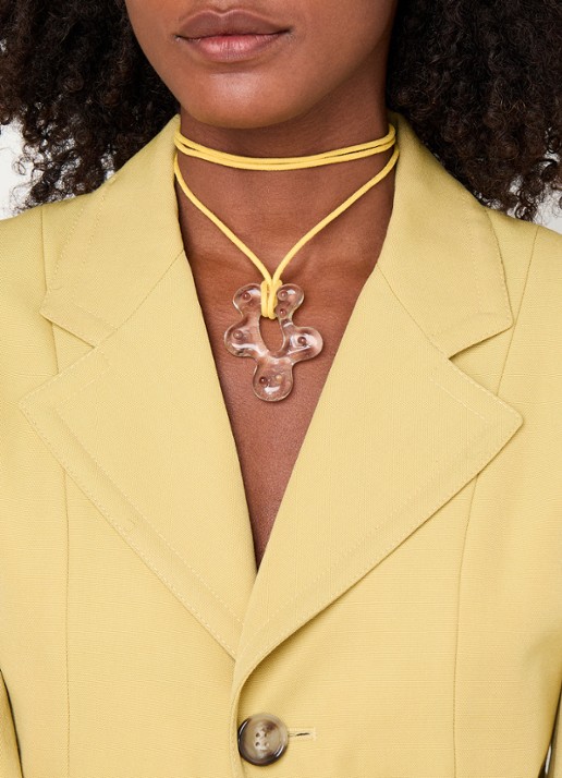 Babs The Label Dotted Wild Bloom ketting - voorkant 2 transparant