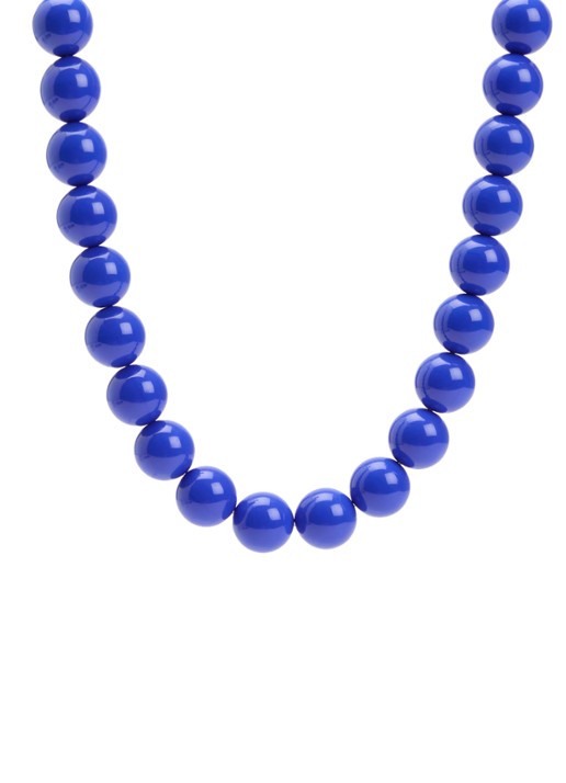 Babs The Label Royal Blue kralenketting verguld