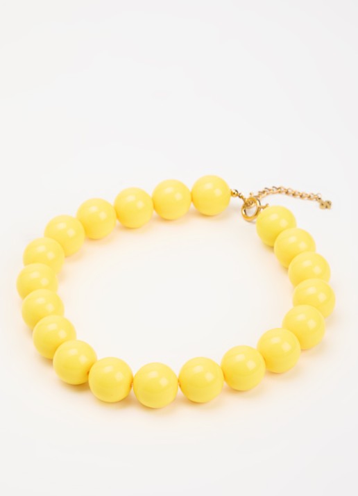 Babs The Label Sunshine Delight kralenketting verguld - detail 3 geel
