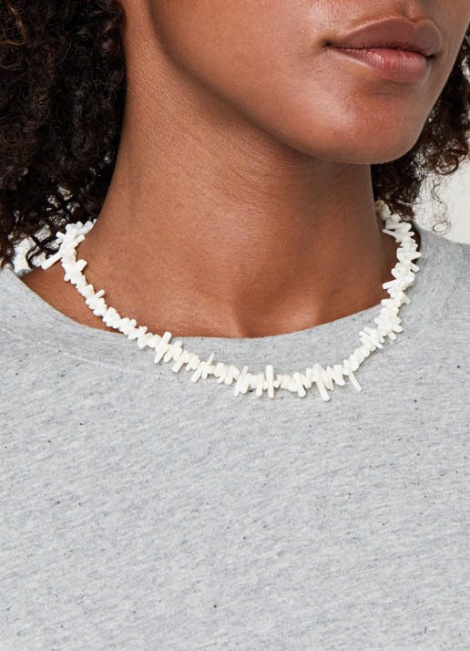 Babs The Label The Ocean ketting verguld - voorkant 2 wit
