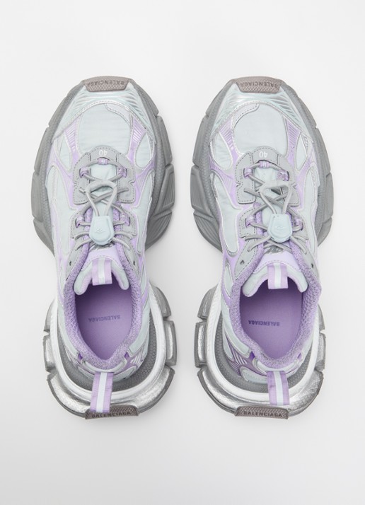 Balenciaga 3XL Runner sneaker met mesh details - detail 3 lila
