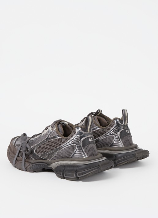 Balenciaga 3XL sneaker met mesh details - achterkant donkergrijs