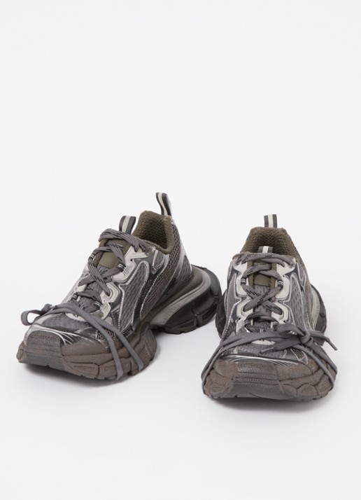 Balenciaga 3XL sneaker met mesh details - detail 2 donkergrijs