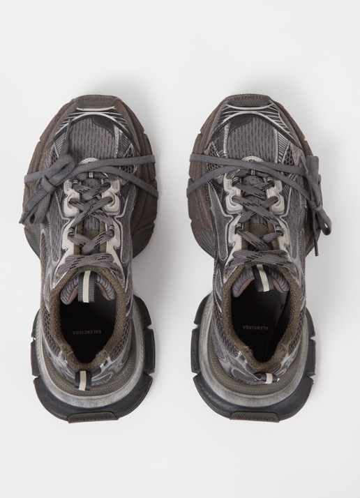 Balenciaga 3XL sneaker met mesh details - detail 3 donkergrijs