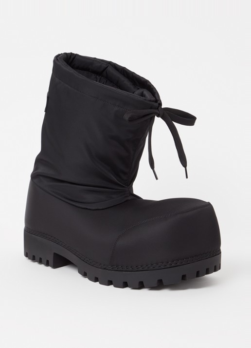 Balenciaga Alaska snowboot met logo - voorkant 2 zwart