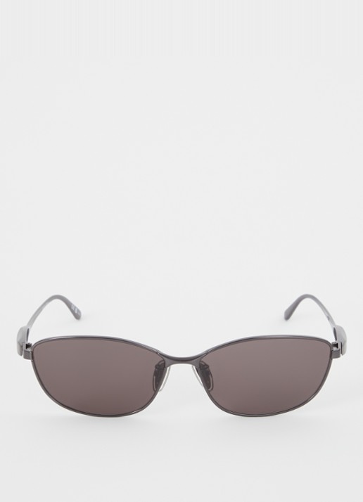 Balenciaga Cat Eye zonnebril BB0357SA - detail 2 antraciet