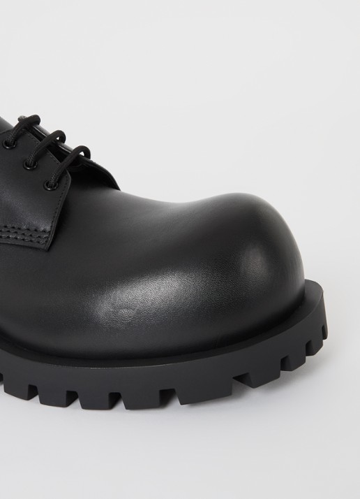 Balenciaga Hummer Derbie van kalfsleer - detail 7 zwart