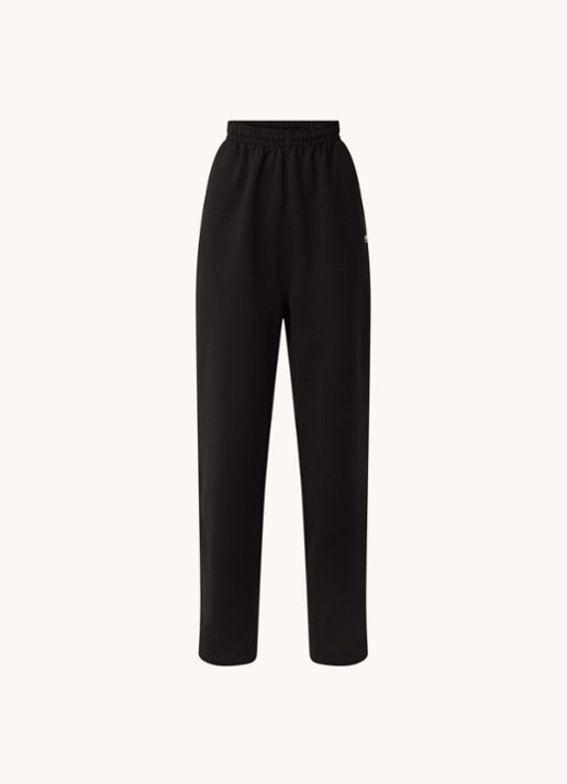 Balenciaga Political Campaign high waist wide fit joggingbroek met steekzakken - voorkant zwart