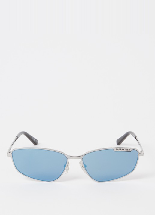 Balenciaga Retro zonnebril BB0277S - detail 3 zilver