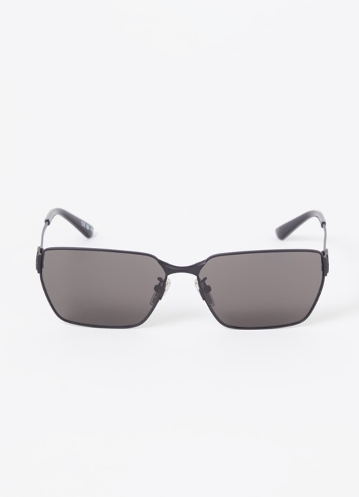 Balenciaga Retro zonnebril BB0374SK - detail zwart