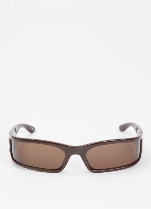 Balenciaga Retro zonnebril BB0458S - detail bruin