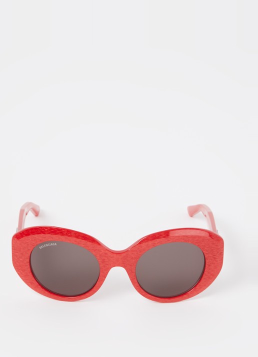 Balenciaga Rive Gauche zonnebril BB0235S - detail rood