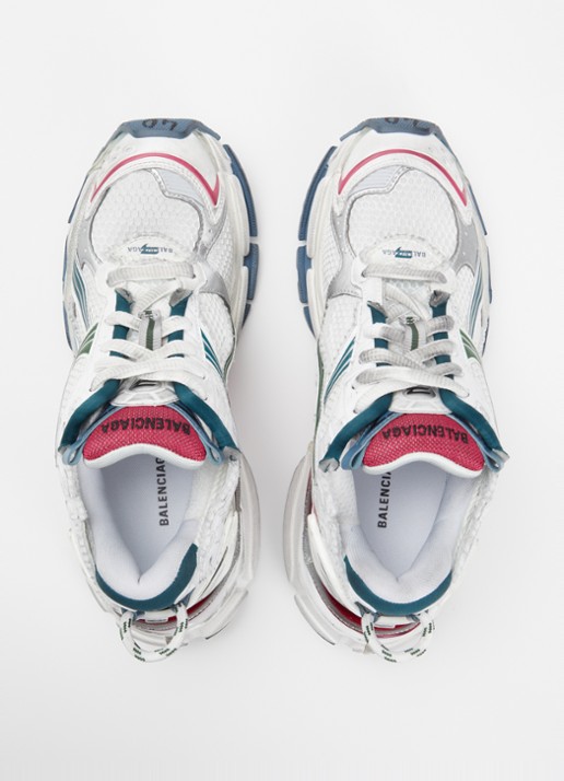 Balenciaga Runner sneaker met mesh details - detail 4 roze