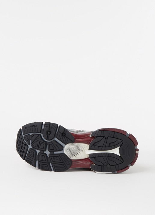 Balenciaga Runner sneaker met mesh details  - detail 5 bordeauxrood