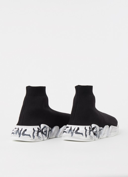 Balenciaga Speed 2.0 Trainer met gebreid bovenwerk - detail 6 zwart