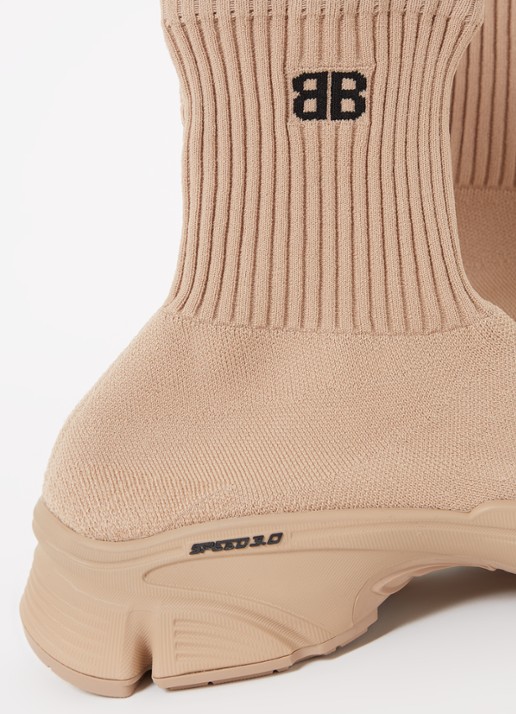 Balenciaga Speed 3.0 Trainer met gebreid bovenwerk - detail 5 beige