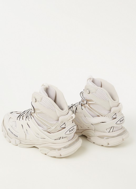 Balenciaga Track Hike sneaker met mesh details - detail 2 creme