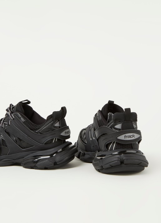 Balenciaga Track sneaker met mesh detalis - detail zwart