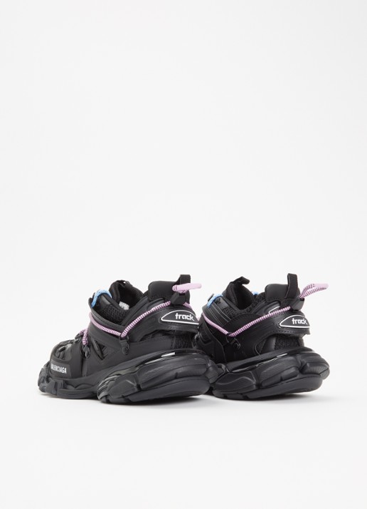 Balenciaga Track Trail Laces sneaker met mesh details - achterkant 6 zwart