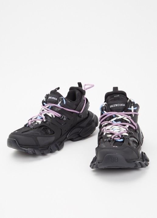 Balenciaga Track Trail Laces sneaker met mesh details - detail 2 zwart