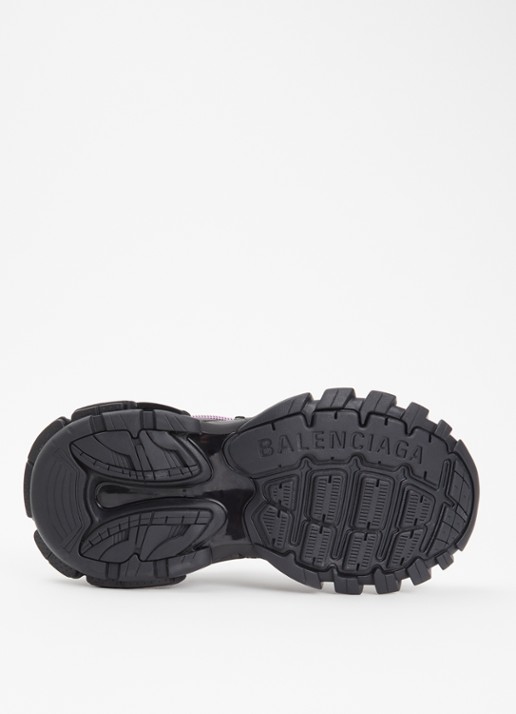 Balenciaga Track Trail Laces sneaker met mesh details - detail 4 zwart