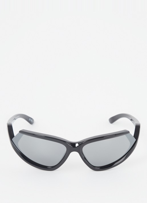 Balenciaga Zonnebril BB0289S - voorkant 4 zwart